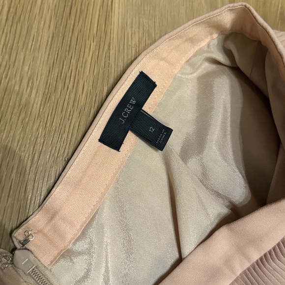 J. Crew Soft Pink accordion Pleated full  Skirt - Picture 3 of 6